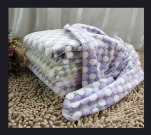 Fleecová deka 80 x 100 cm - fialová 